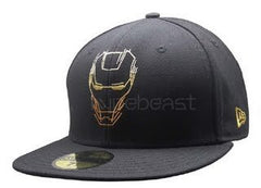 New Era 59 FIFTY BLACK IRON MAN HAT